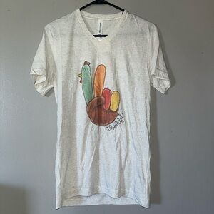 Bella + Canvas Thankful Turkey Women’s Shirt (Previously Owned)